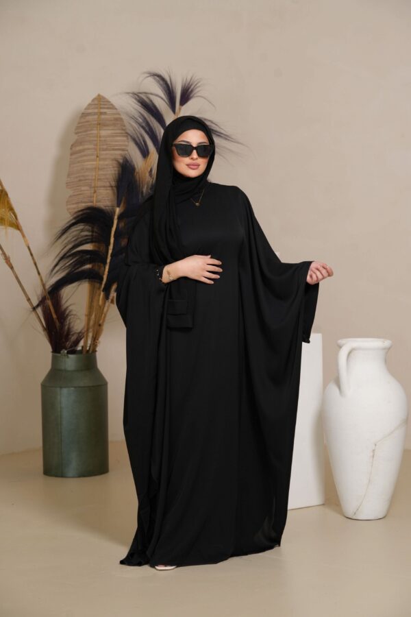 Miracomo Butterfly Abaya – Klassisches Design in Schwarz